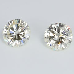 IGI 2.12 ct + 2.12 ct Diamond Duet VS1 - Very Light Yellow 4.24 ct Twin Pair