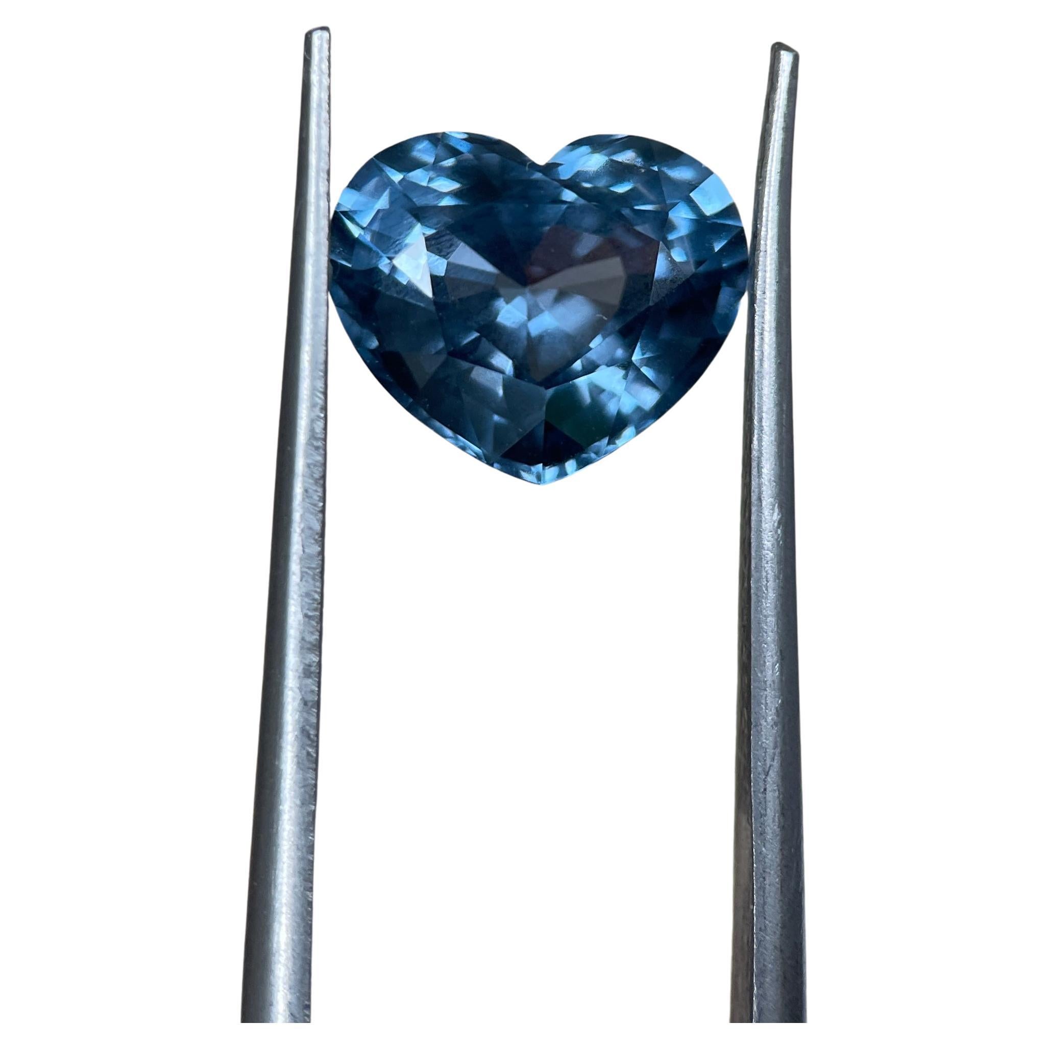 IGI 3.46Ct Greyish Blue Spinel-Flawless, sparkle & Precision Cut(10.0x8.4x5.7mm) For Sale