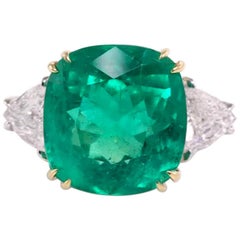 Emerald Solitaire Rings