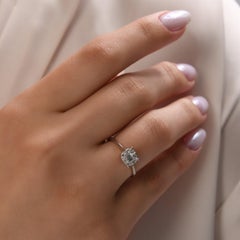 IGI Certified 0.20 Carat Natural Diamond Baguette Statement Ring in 14K Gold