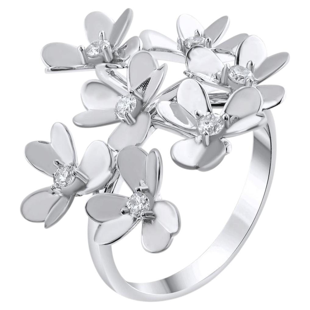 IGI Certified 0.22 Carat Natural Diamond Classic Statement Ring in 14K Gold