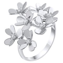 IGI Certified 0.22 Carat Natural Diamond Classic Statement Ring in 14K Gold