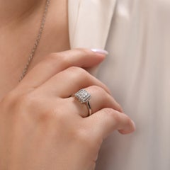 IGI Certified 0.23 Carat Natural Diamond Classic Statement Ring in 14K Gold