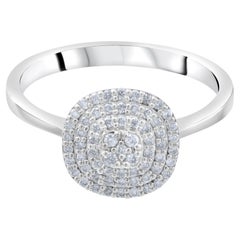 IGI-zertifizierter klassischer Statement-Ring mit einem natürlichen Diamanten von 0,25 Karat aus 14-karätigem Gold