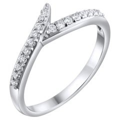 IGI-zertifizierter klassischer Statement-Ring mit einem natürlichen Diamanten von 0,25 Karat aus 18-karätigem Gold