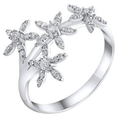 IGI Certified 0.29 Carat Natural Diamond Classic Statement Ring in 14K Gold