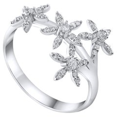 IGI Certified 0.32 Carat Natural Diamond Classic Statement Ring in 14K Gold