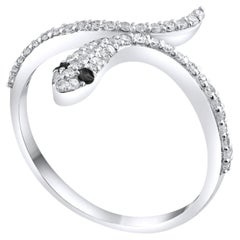 IGI Certified 0.32 Carat Natural Diamond Classic Statement Ring in 14K Gold