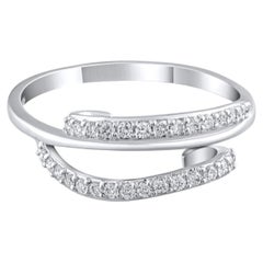 IGI-zertifizierter klassischer Statement-Ring mit einem natürlichen Diamanten von 0,32 Karat aus 18-karätigem Gold