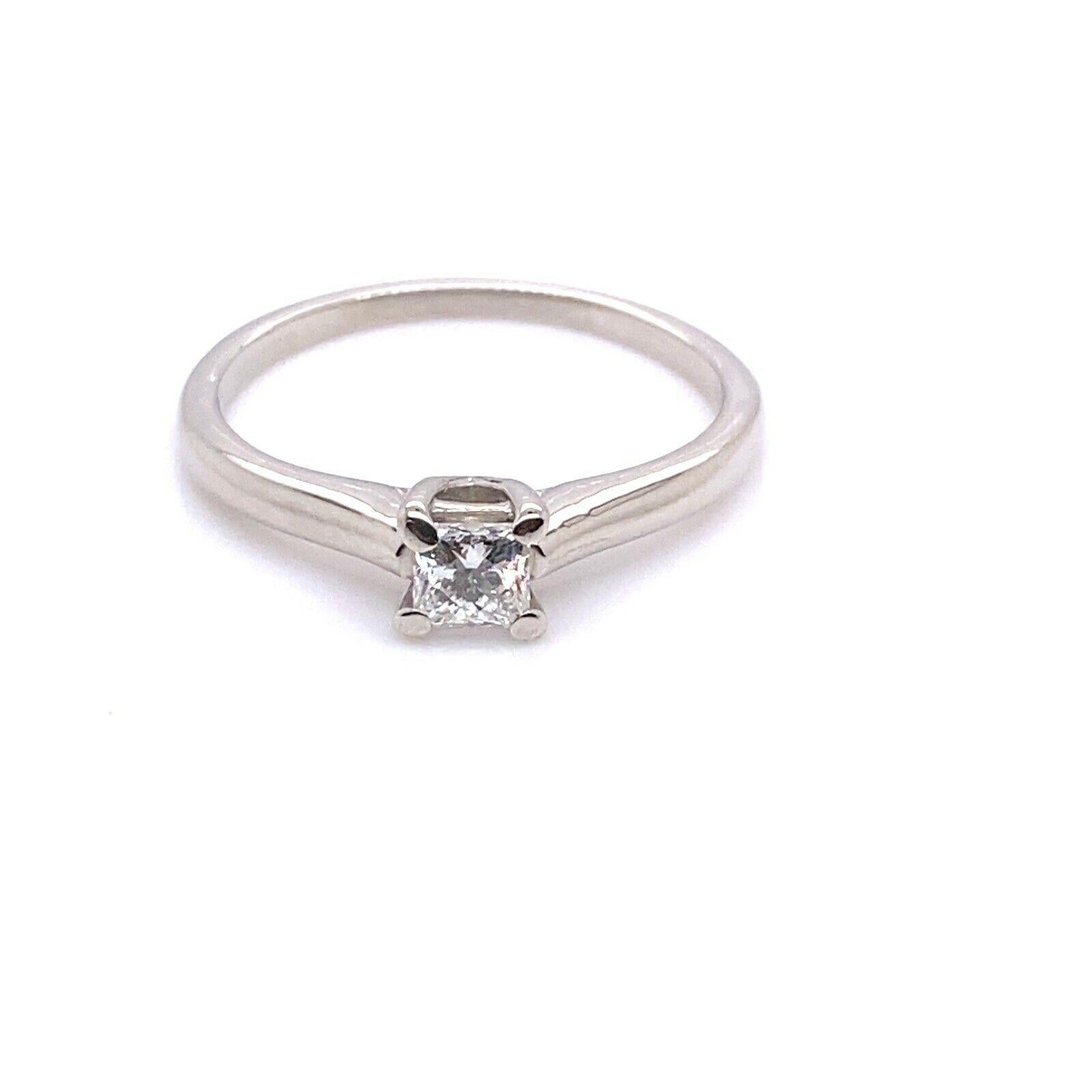 IGI Certified 0.33ct F/VS2 Princess Cut Solitaire Diamond Ring

Additional Information:
Total Diamond Weight: 0.33ct
Diamond Colour: F
Diamond Clarity: VS2
Total Weight: 4g
Ring Size: O
Width of Band: 1.8mm
Width of Head: 4.8mm
Length of Head: