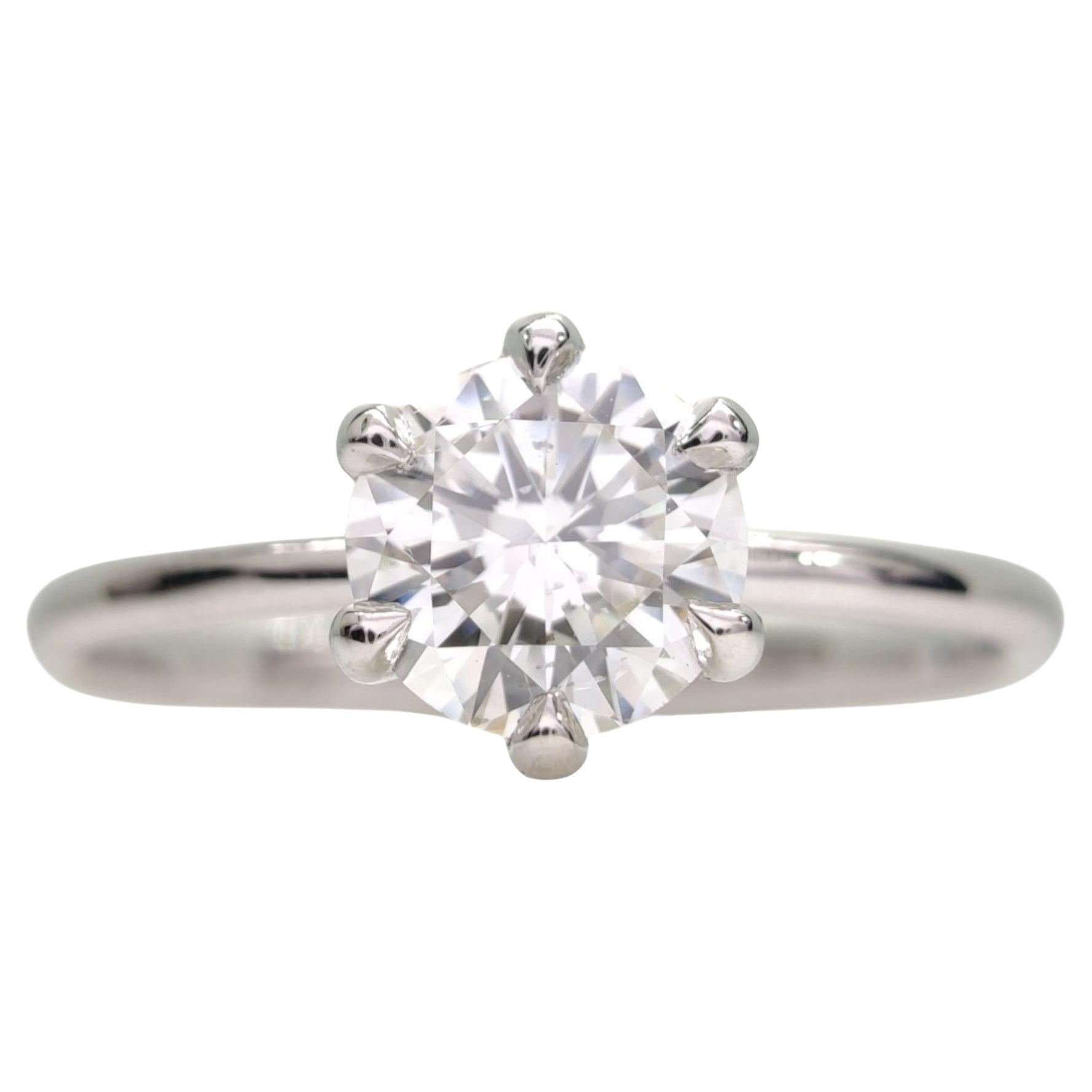 IGI Certified 0.55ct Natural Diamond Engagement Ring in 18K White Gold, F-G VS2