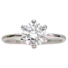 Anillo de compromiso de diamante natural certificado IGI de 0,55 ct en oro blanco de 18 quilates, F-G VS2