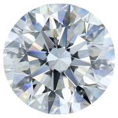 IGI Certified 0.61ct Round-Shaped Diamond
