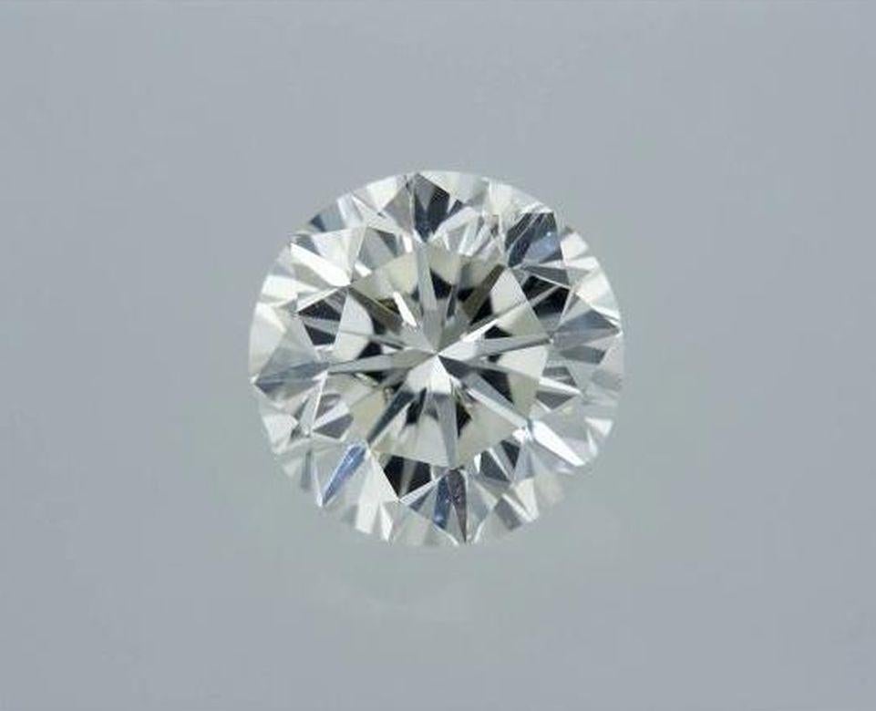 Round Cut IGI Certified 0.92 Carat Round Brilliant Cut Loose Diamond For Sale