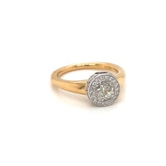IGI Certified 1 Carat Cushion Diamond Solitaire Ring