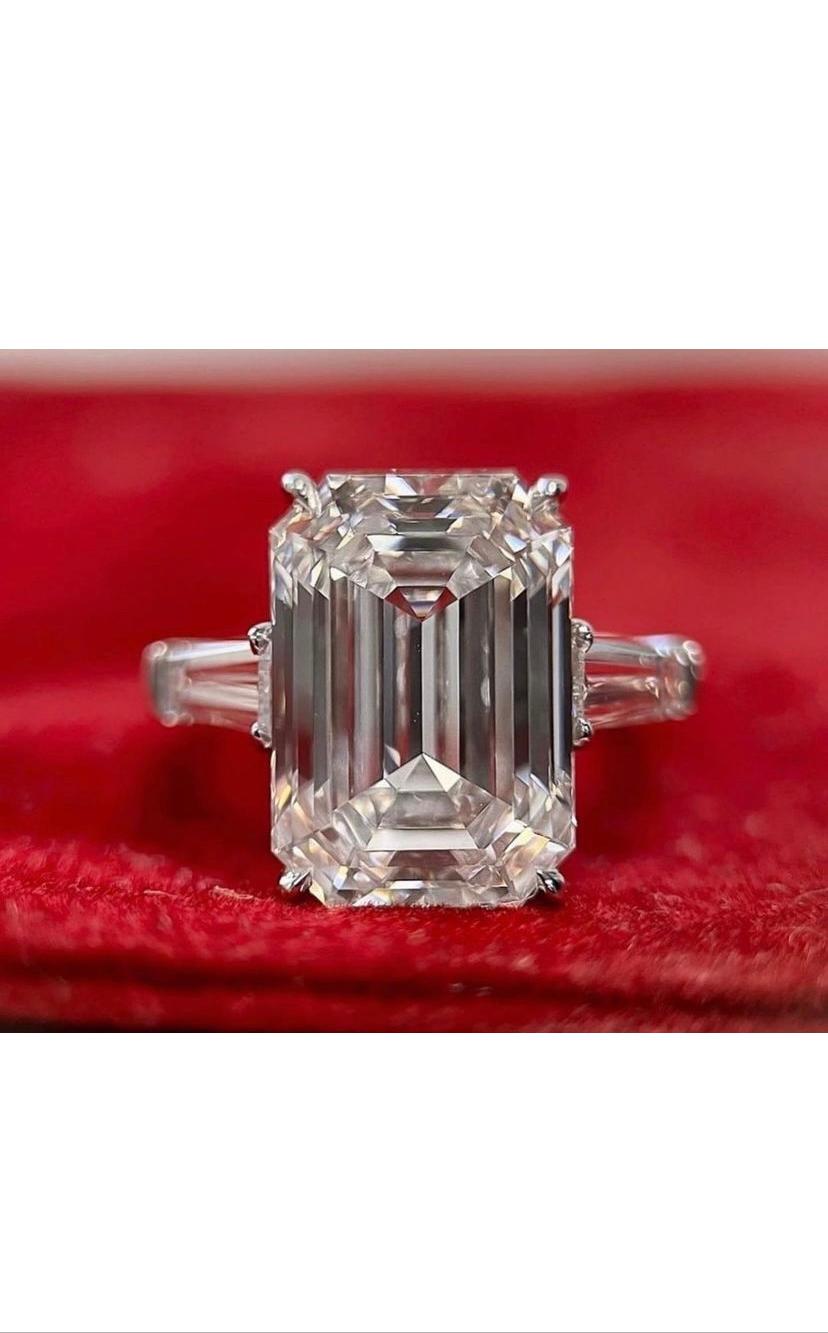 10ct emerald cut diamond