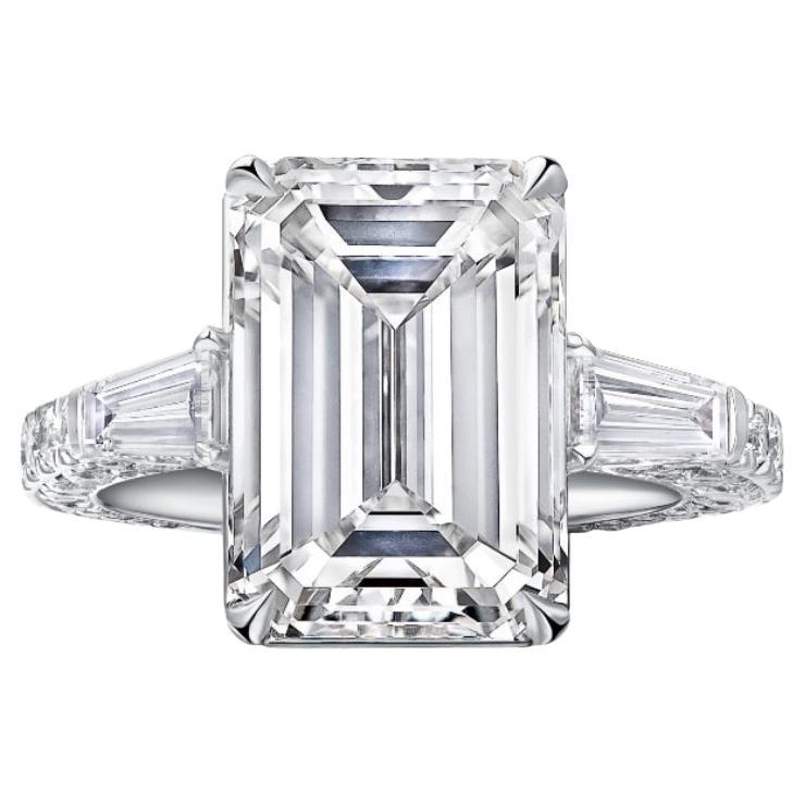 IGI Certified 7.00 Carats Natural Diamond 18K Gold Ring