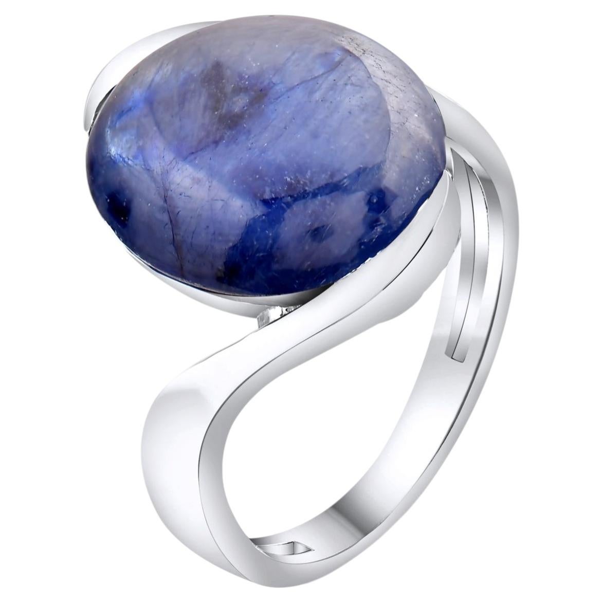 IGI-zertifizierter Statement-Ring mit einem natürlichen Tansanit von 10,02 Karat, 14 Karat Gold