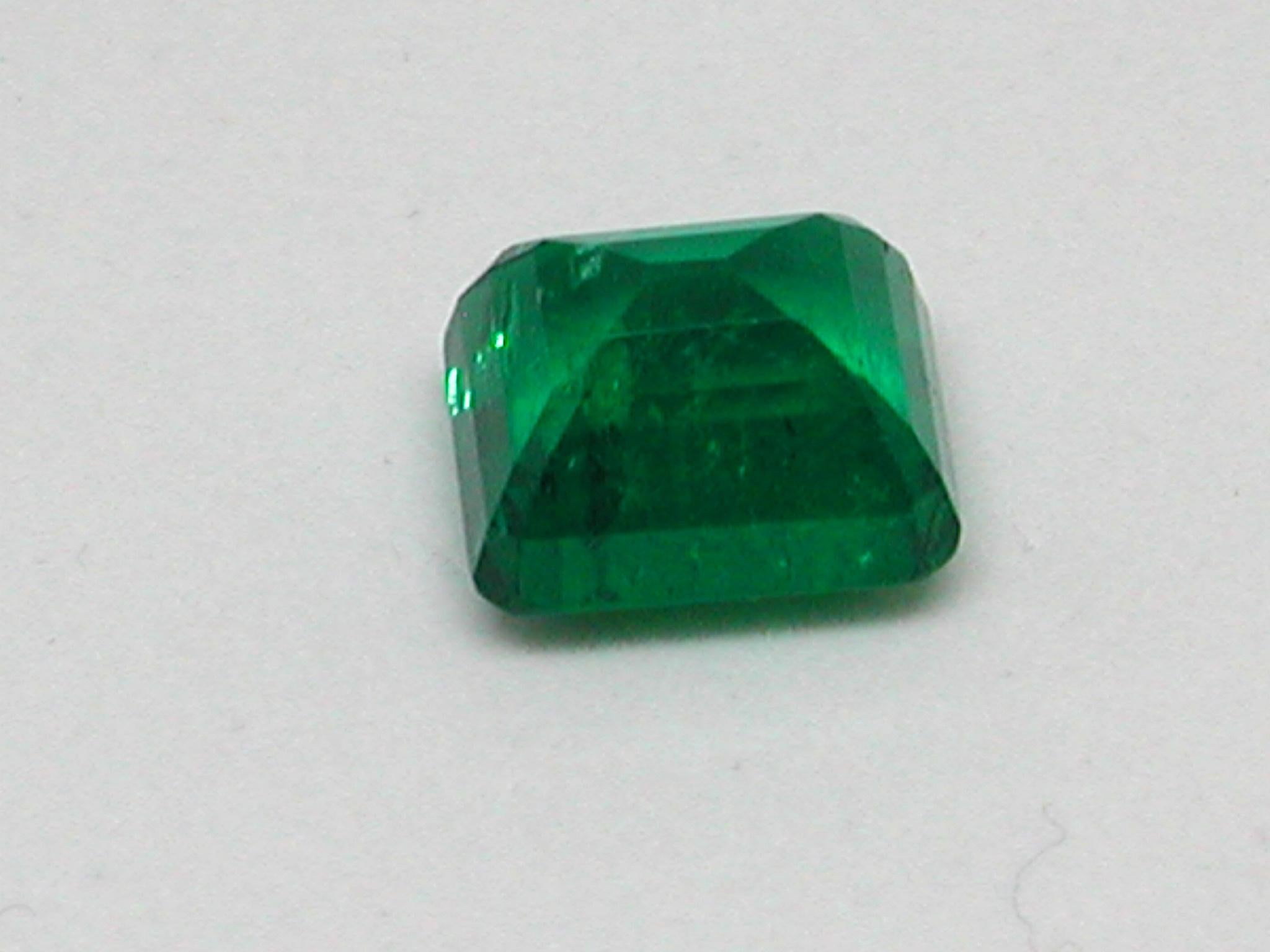 IGI Certified 10.42 Carat Colombia Green Emerald For Sale 1