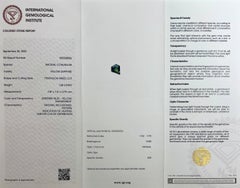 IGI Certified 1.08ct Parti Colour Sapphire Shield Cut 18k Gold Solitaire Ring