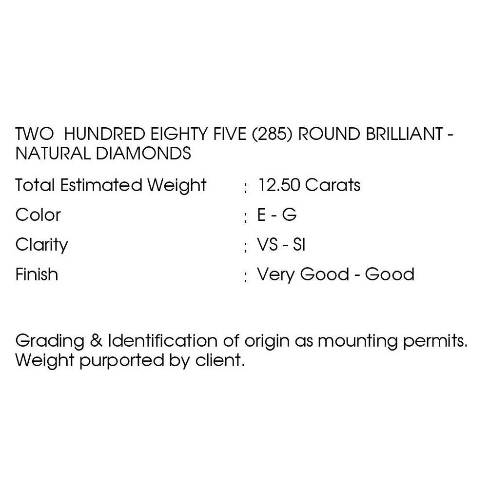 Collana di diamanti naturali certificati IGI 12,50ct in vendita 4