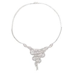 Collier de diamants naturels certifiés IGI de 12,50 carats