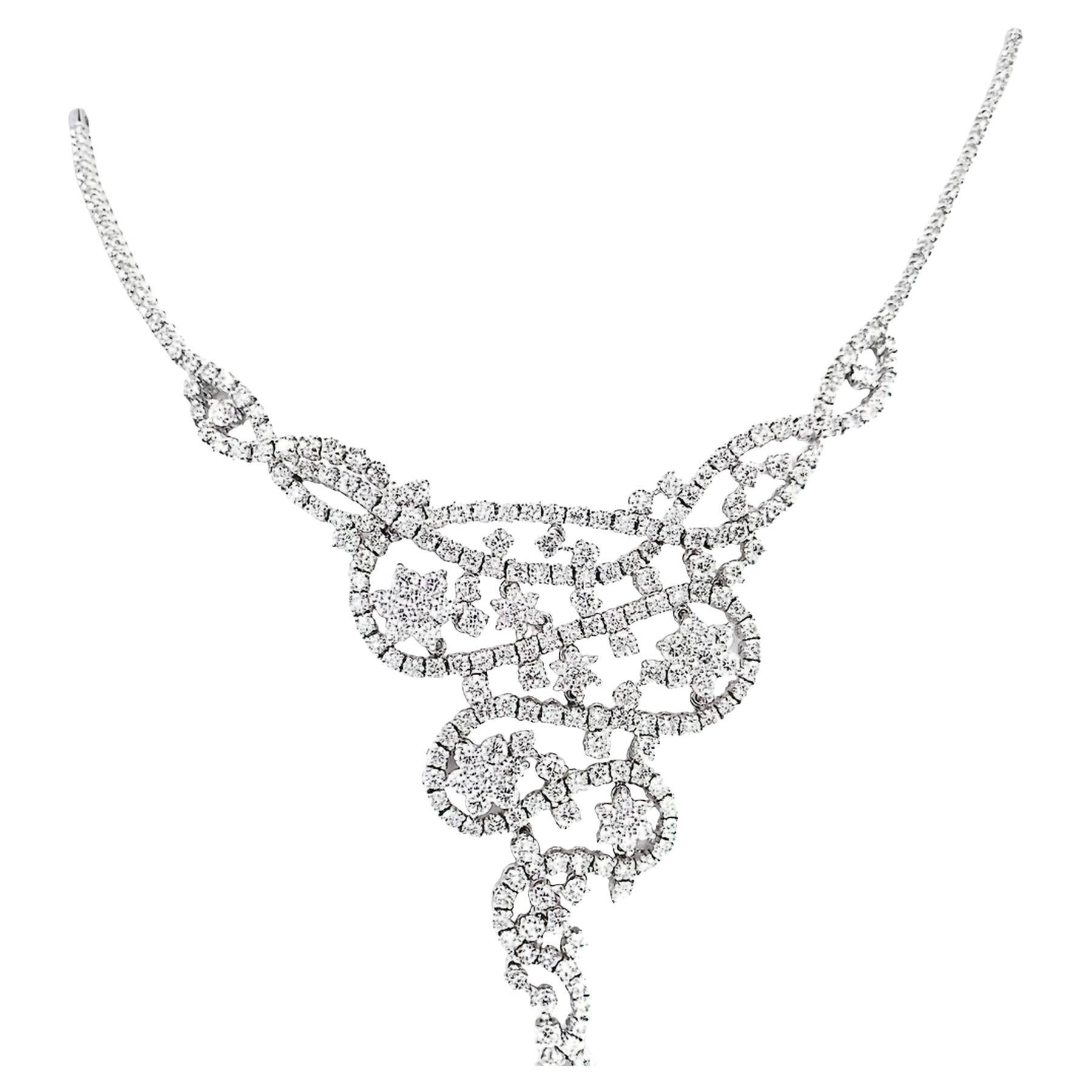 IGI Certified 12.50ct Natural Diamonds Necklace