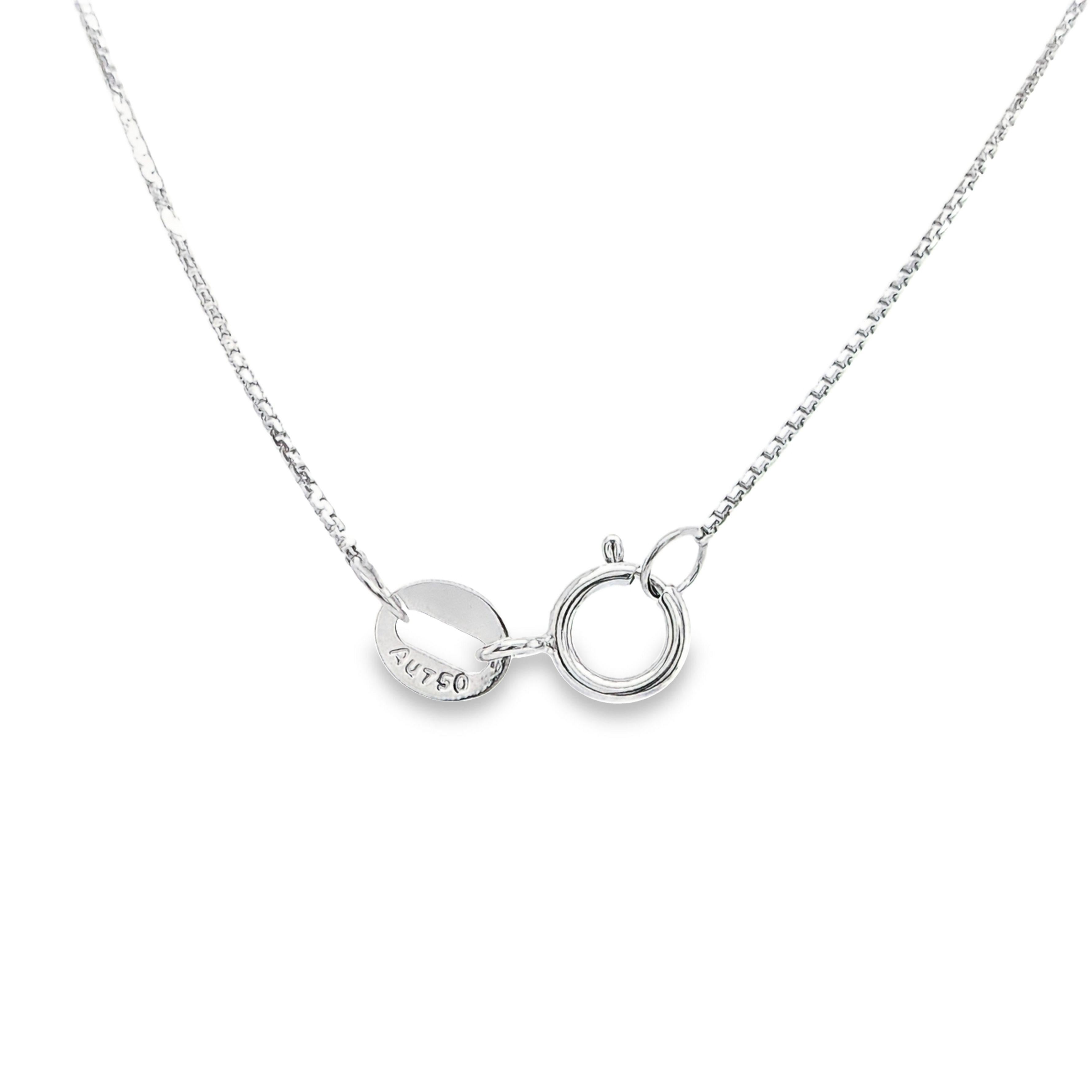 IGI Certified 1.45ct Natural Diamonds 18K White Gold Necklace 3