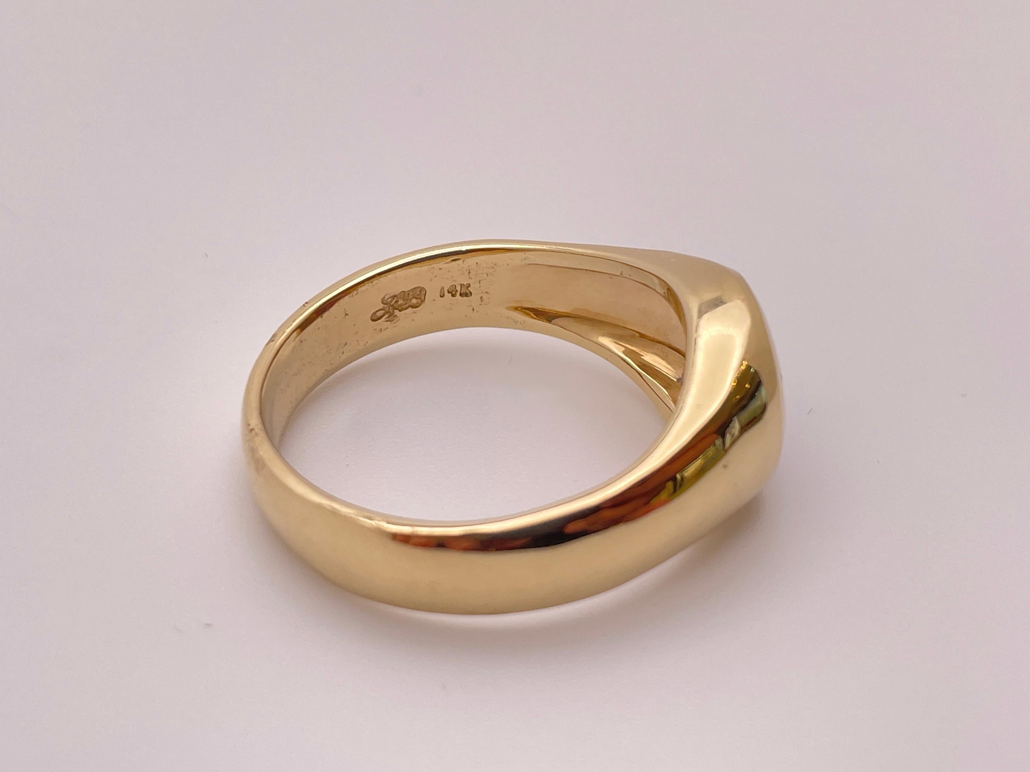 Bague en or jaune 14K certifiée IGI 2.25 CT Deep Pink Natural Spinel en vente 3