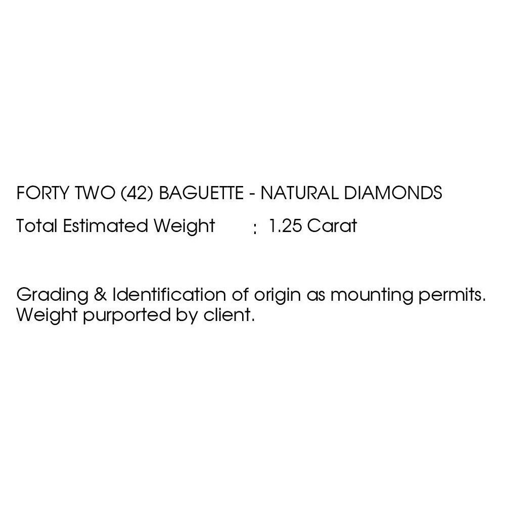 Bague en or jaune 18 carats certifiée IGI, saphirs naturels de 2,26 carats et diamants de 1,25 carat en vente 5
