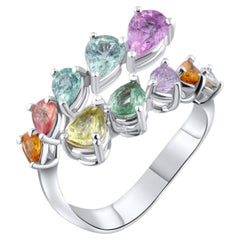 IGI-zertifizierter Statement-Ring mit einem natürlichen Turmalin von 2,34 Karat in 14-karätigem Gold