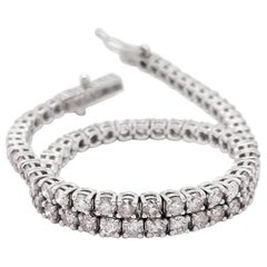 pink diamond tennis bracelet IGI Certified 2.65ct Carat Round Brilliant Pink Diamond 14K Tennis Bracelet