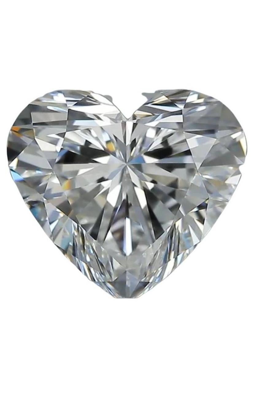 Heart Cut IGI Certified 3.01 Carats Heart Shaped Diamond  For Sale