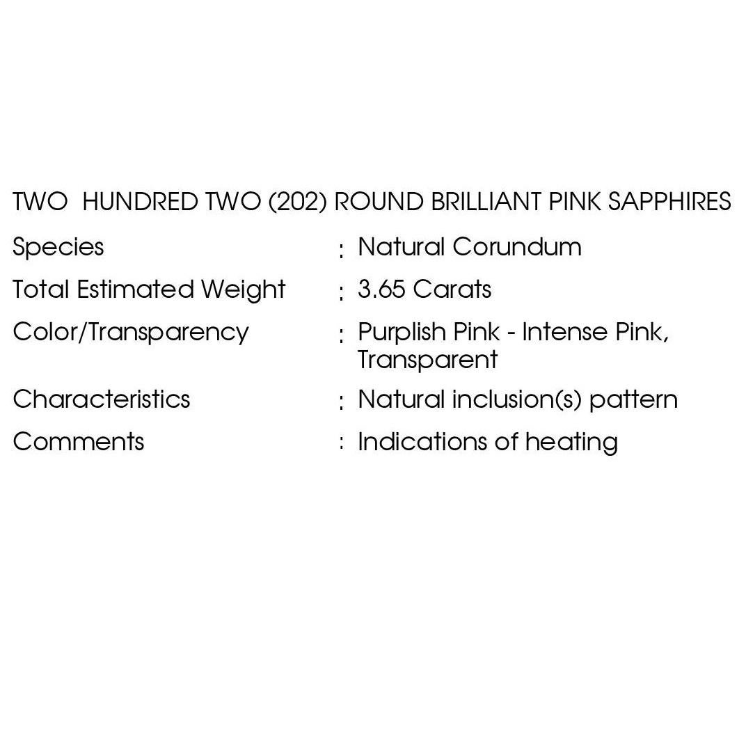 IGI Certified 3.65ct Natural Pink Sapphire 0.95ct Natural Diamonds Gold Bracelet For Sale 4