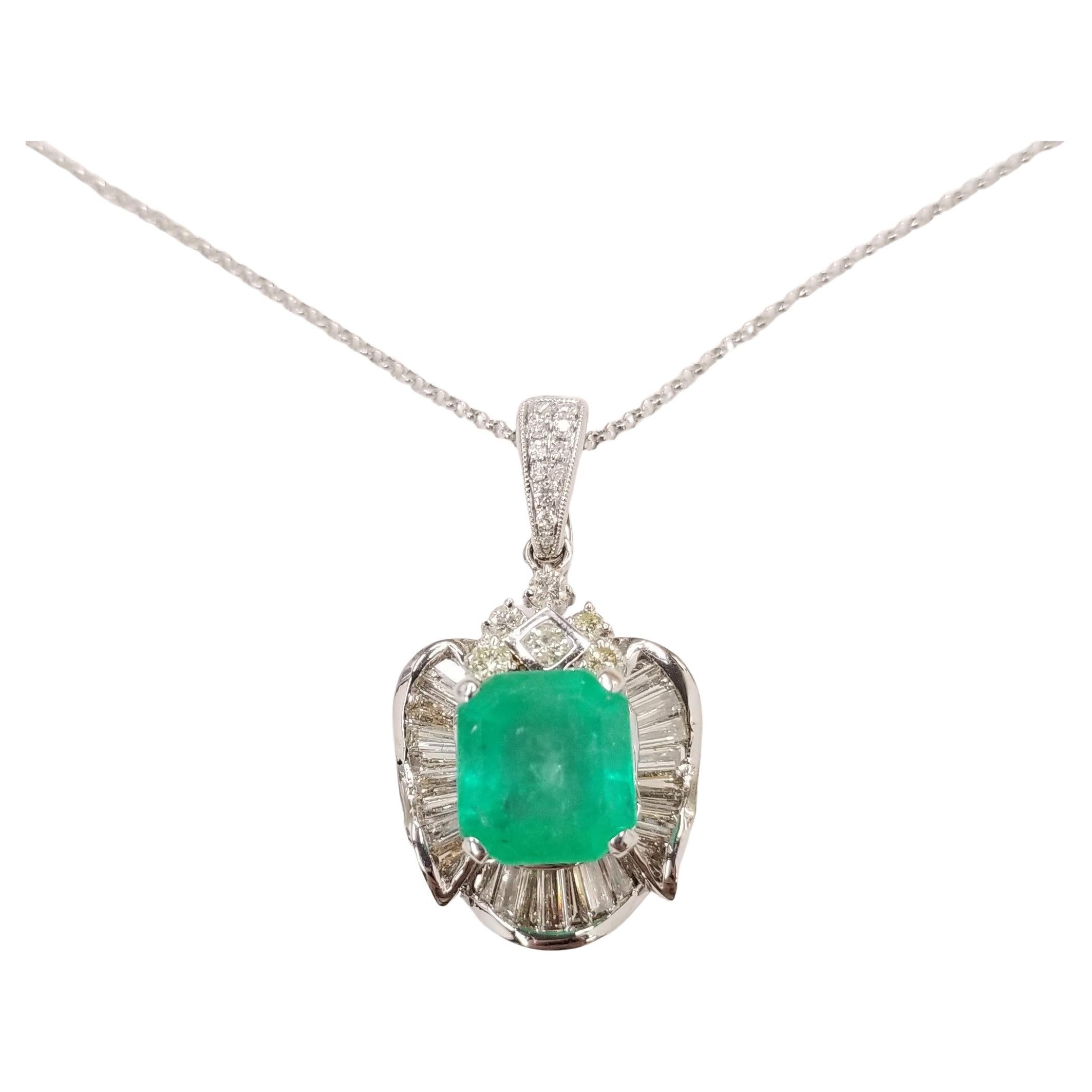 big emerald necklace