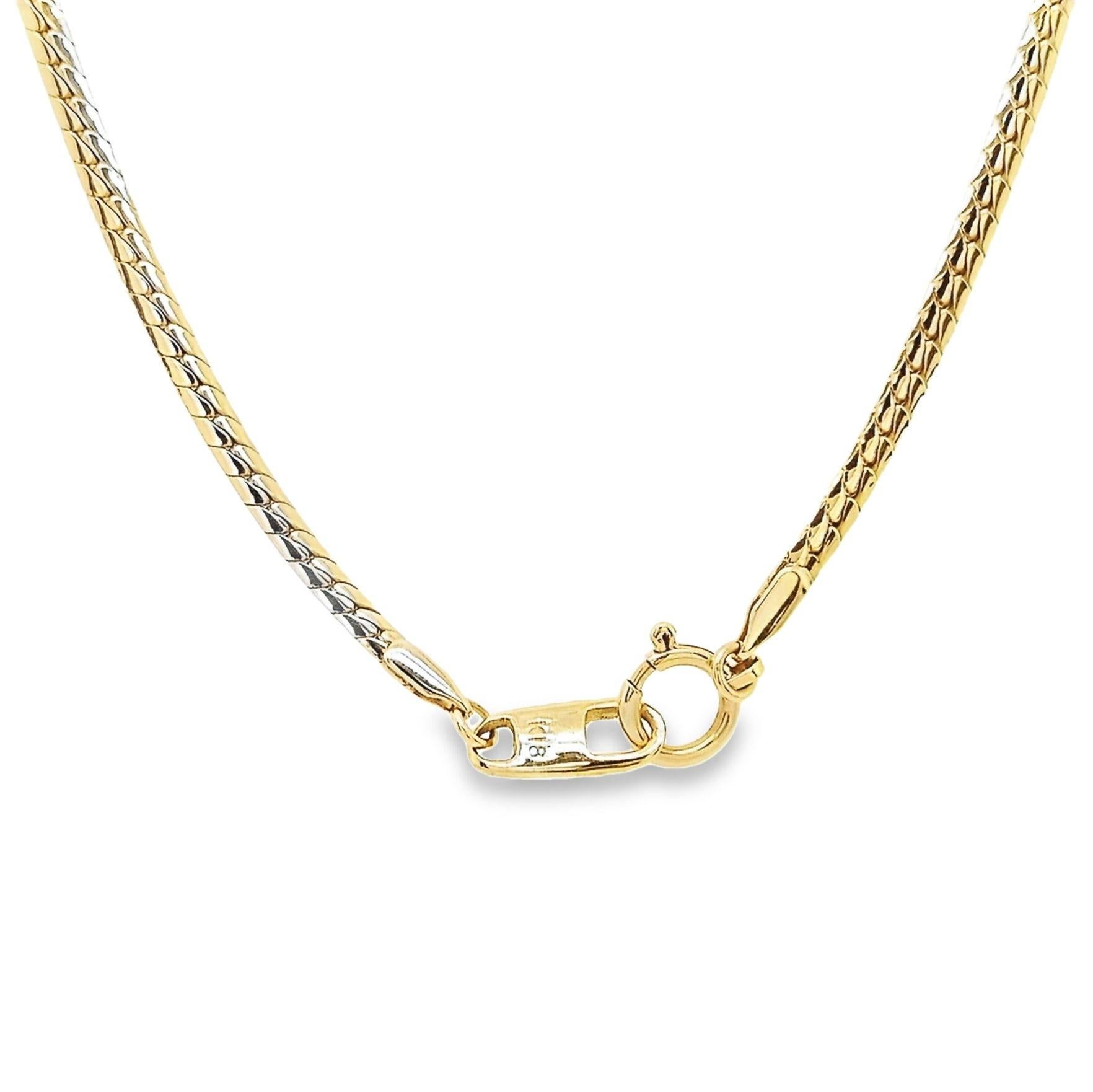 IGI-zertifizierte Halskette aus 18 Karat Gelbgold mit 5,14 Karat kolumbianischem Smaragd und 1,46 Karat Diamanten Damen