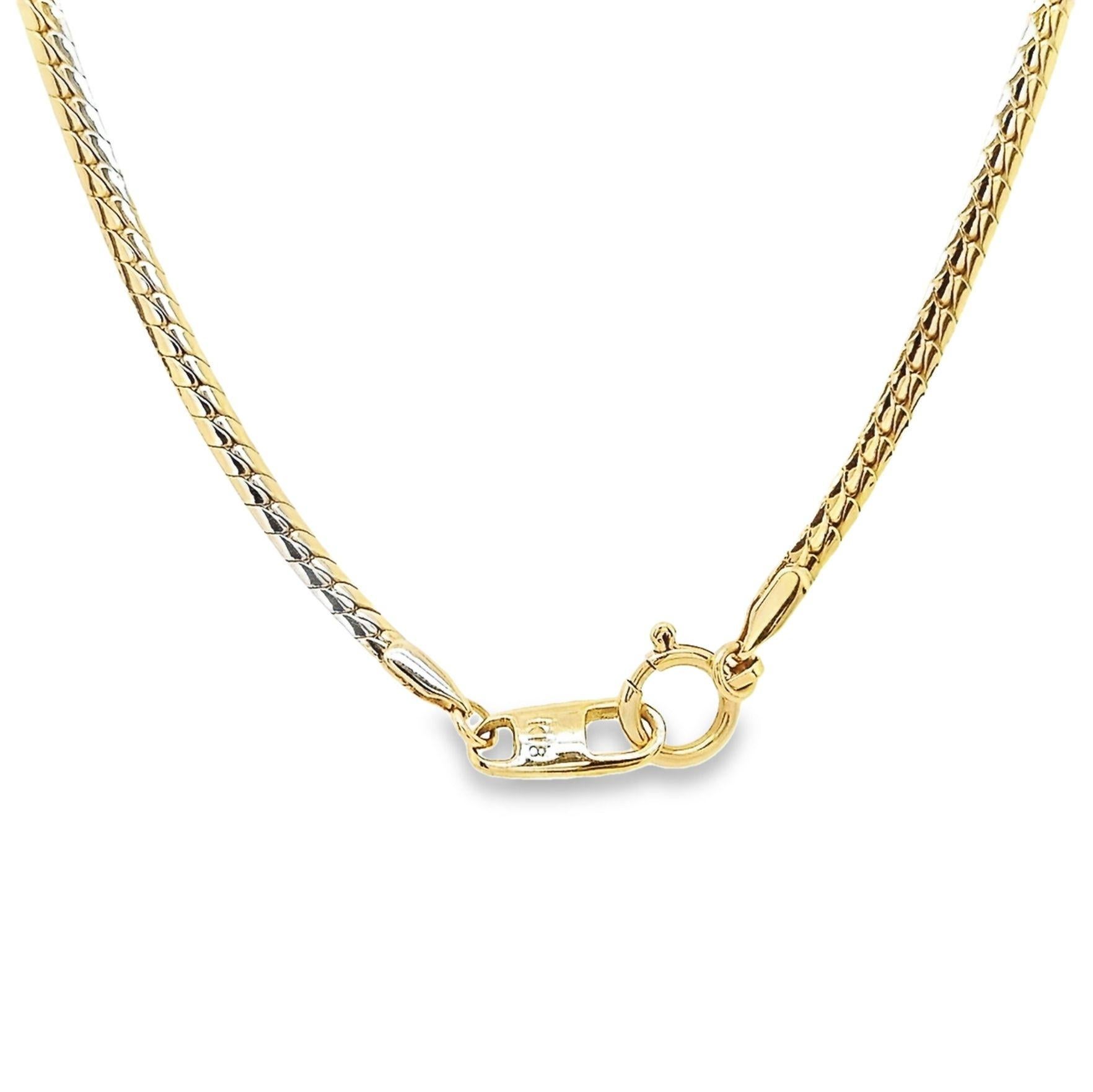 IGI Certified 5.14ct Colombia Emerald 1.46ct Diamonds 18K Yellow Gold Necklace For Sale 2