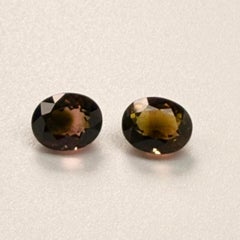 IGI Certified 5.17ct Pair of Oval-Shaped Tourmalines