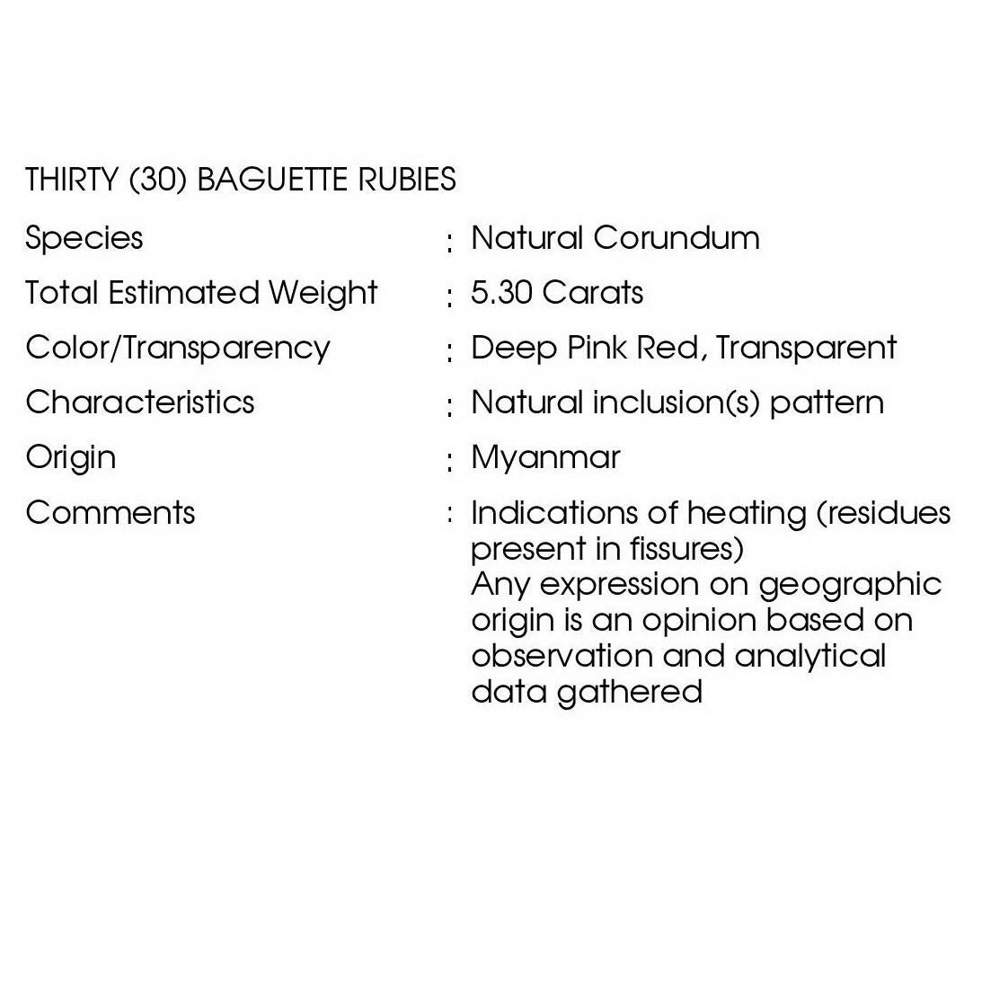 IGI Certificado 5,30ct Rubíes de Birmania Naturales 0,21ct Diamantes Naturales Anillo de Oro de 18K en venta 6