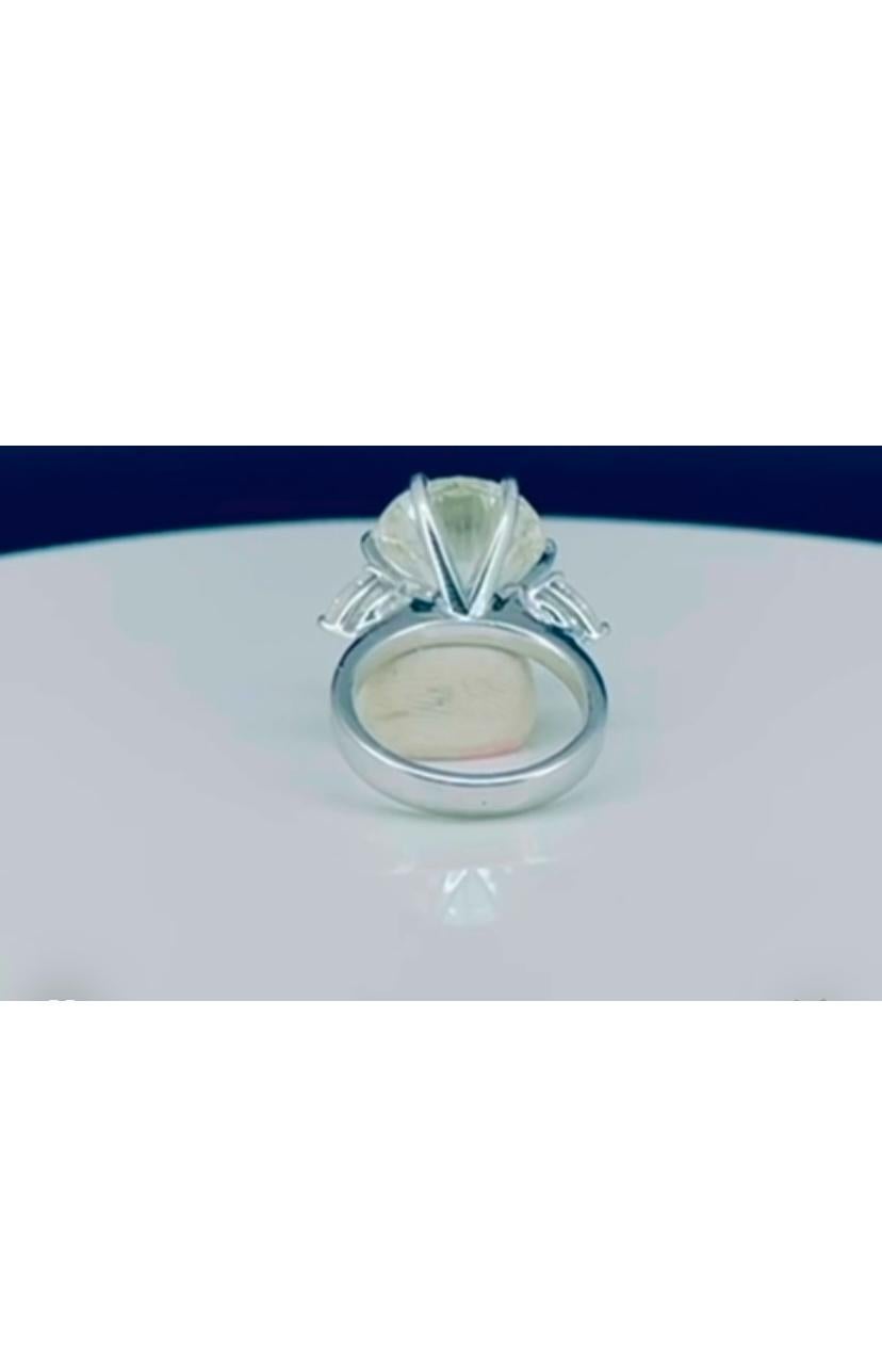 IGI Certificado 5,50 Quilates Triple XXX  Anillo solitario de oro con diamantes naturales en Nuevo estado para la venta en Massafra, IT