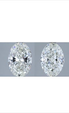 IGI Certified 6.00 Ct Oval Cut Natural Diamonds