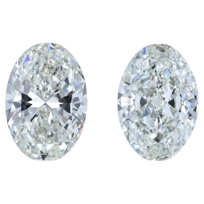 IGI Certified 6.00 Ct Oval Cut Natural Diamonds For Sale