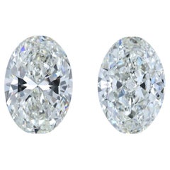 IGI Certified 6.00 Ct Oval Cut Natural Diamonds
