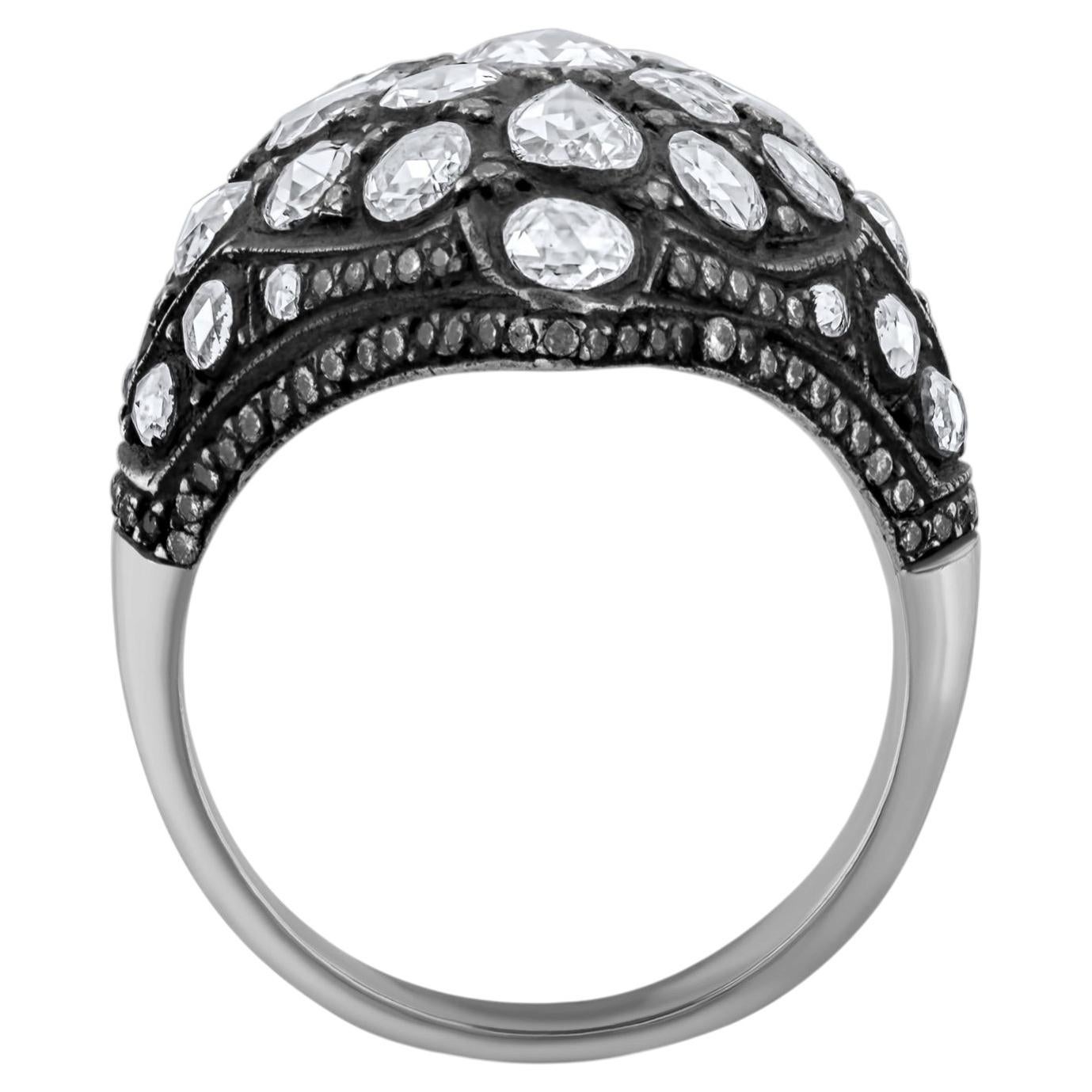 IGI Certified 6.05 Carat Natural Diamond Statement Ring 8K Gold