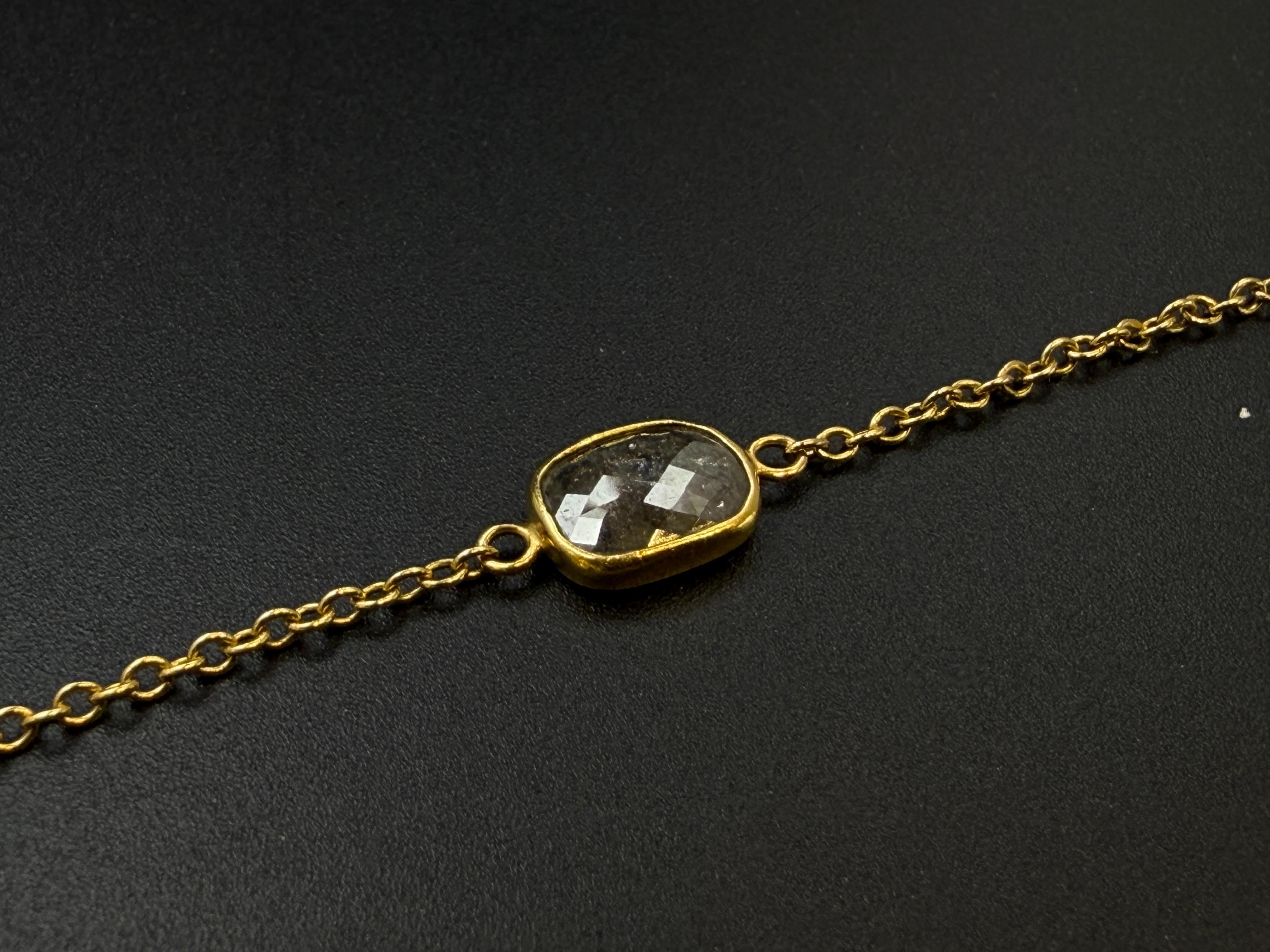 Collier en or jaune 18K certifié IGI 7.50 CT Fancy Grey Diamond & Black Pearl en vente 9