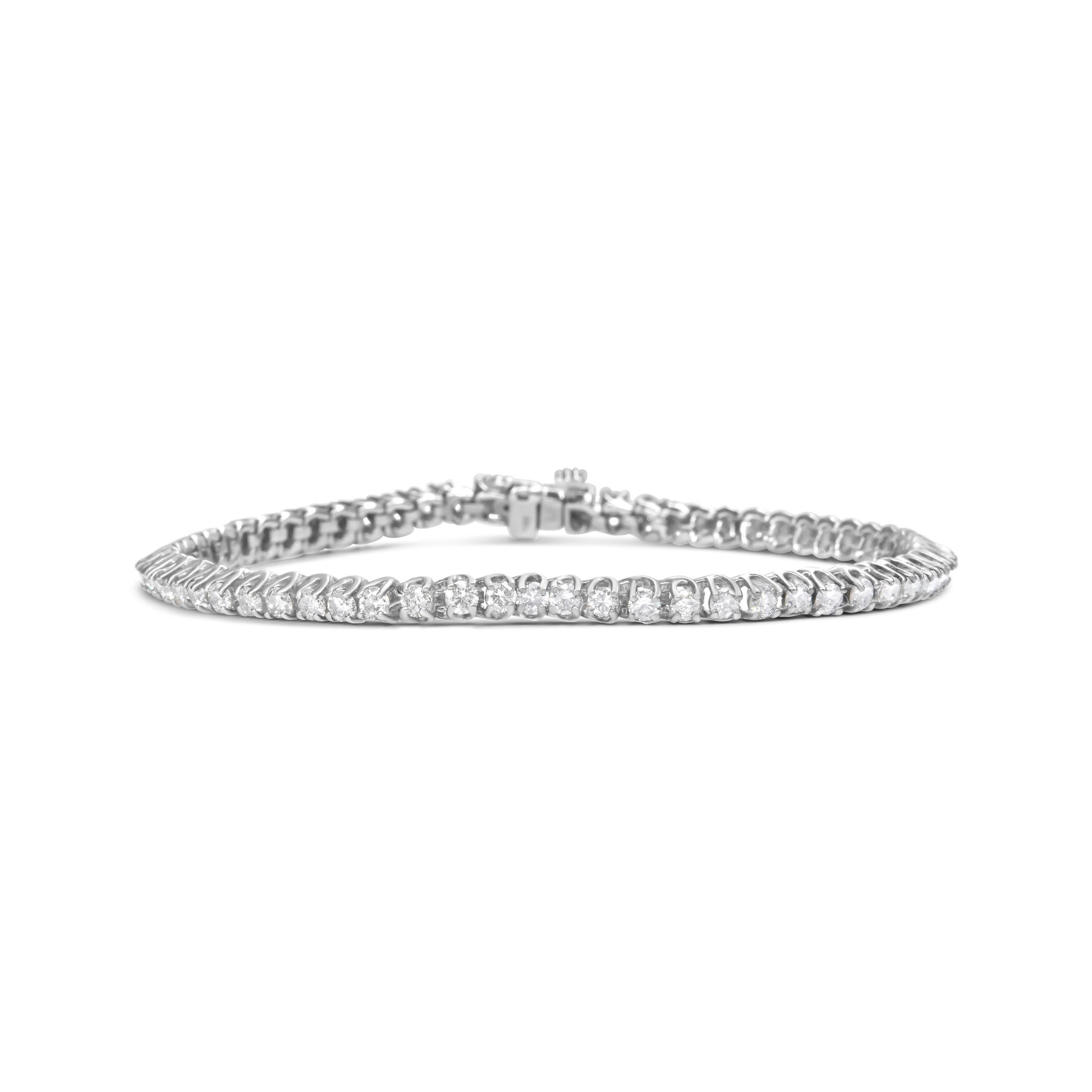 sterling silver tennis bracelet