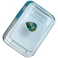IGI Certified Bi Colour Sapphire 0.94ct Australia Yellow Blue Natural Pear Cut