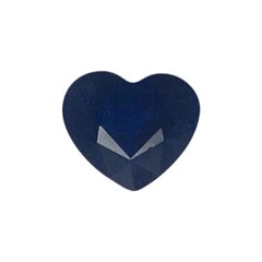 IGI Certified Blue Ceylon Sapphire 1.62 Carat Heart Cut Loose Blister Gem