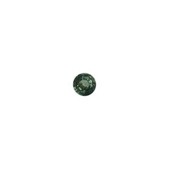 IGI Certified Colour Change Green Sapphire 0.90ct Untreated Round Cut Unheated