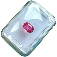 IGI Certified Deep Purple Pink Sapphire 0.70ct Natural Oval Cut Rare Gemstone